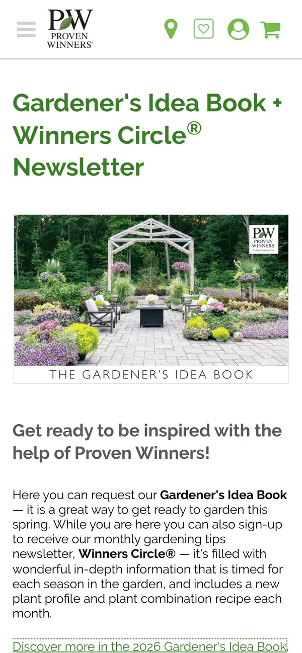 Proven Winners Gardener's Idea Book: the form, step 5