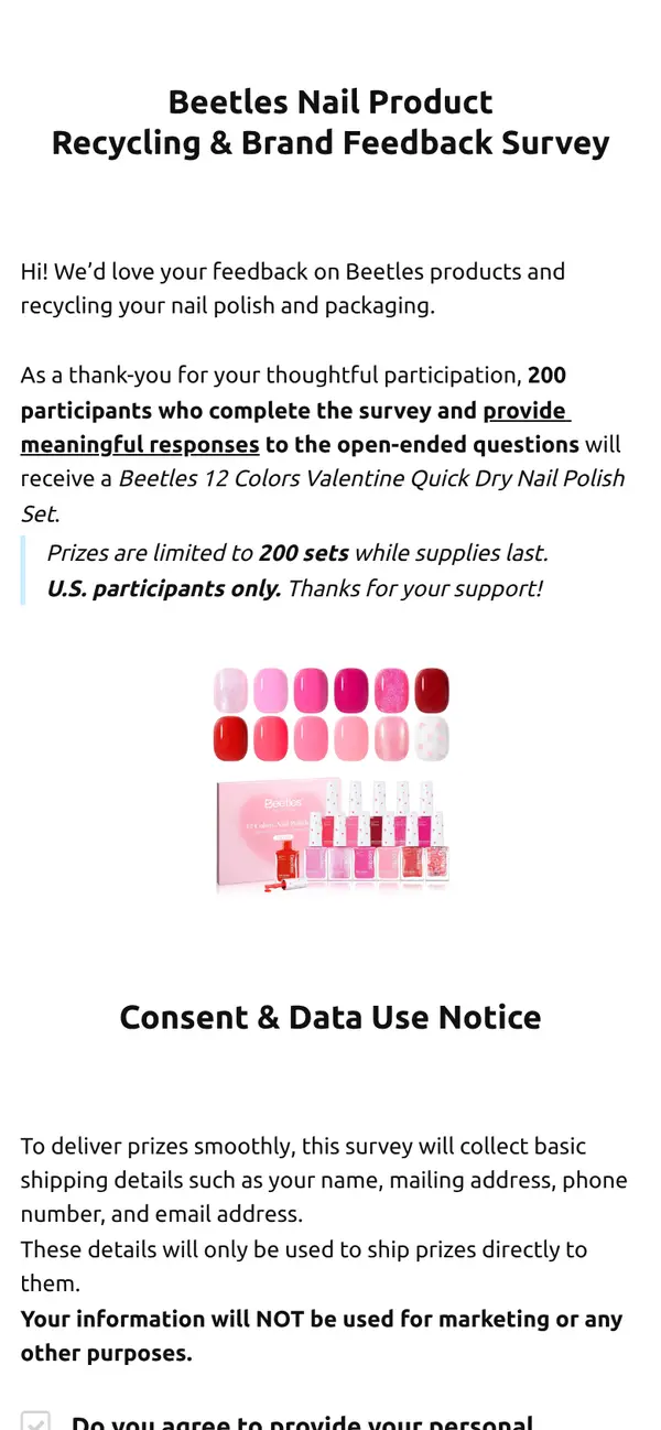 Beetles Nail Polish Set: the form, step 5