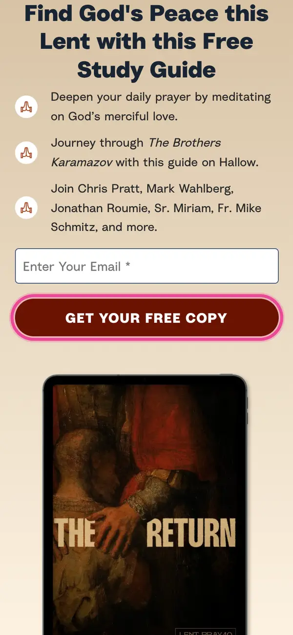 Get a FREE Lent E-Book The Return with Daily Prayers: the form, step 2