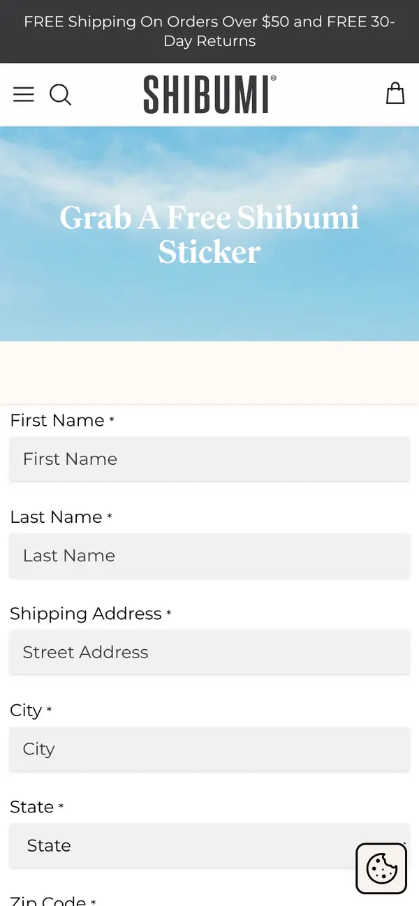 Shibumi Sticker: the form, step 5