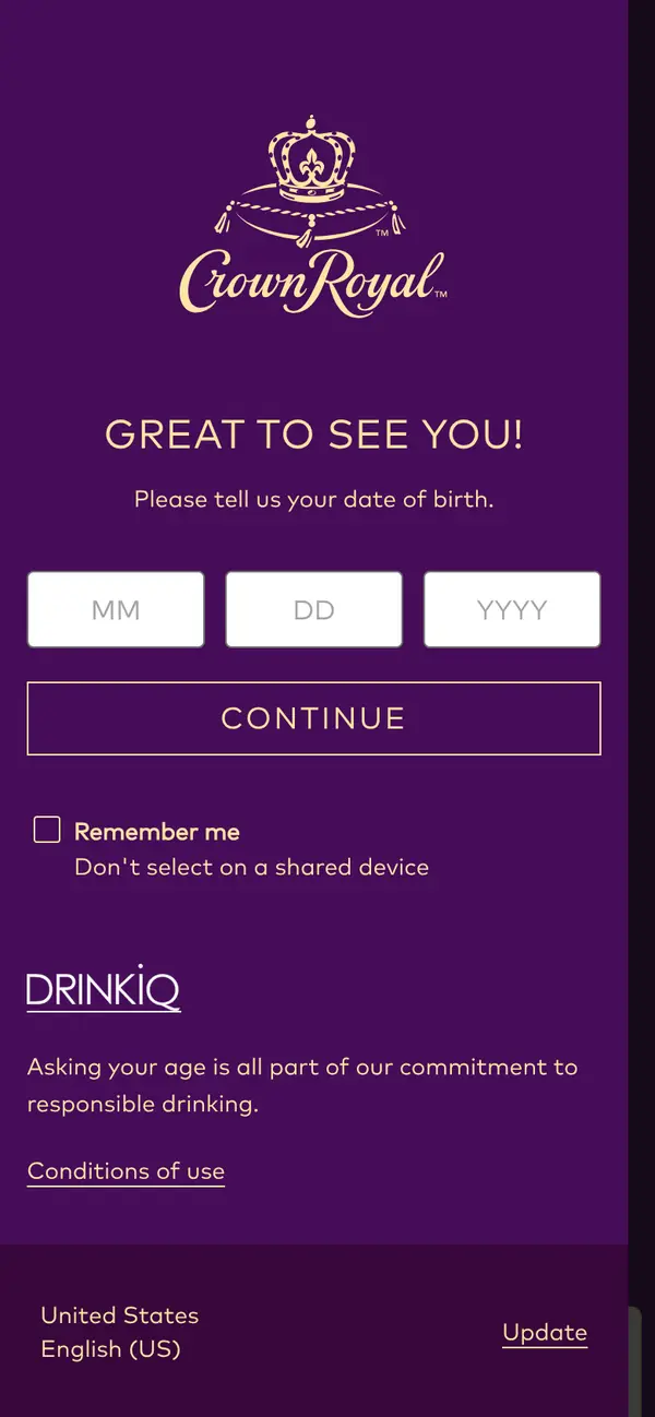 Crown Royal Military Care Package for Our Troops: the form, step 4