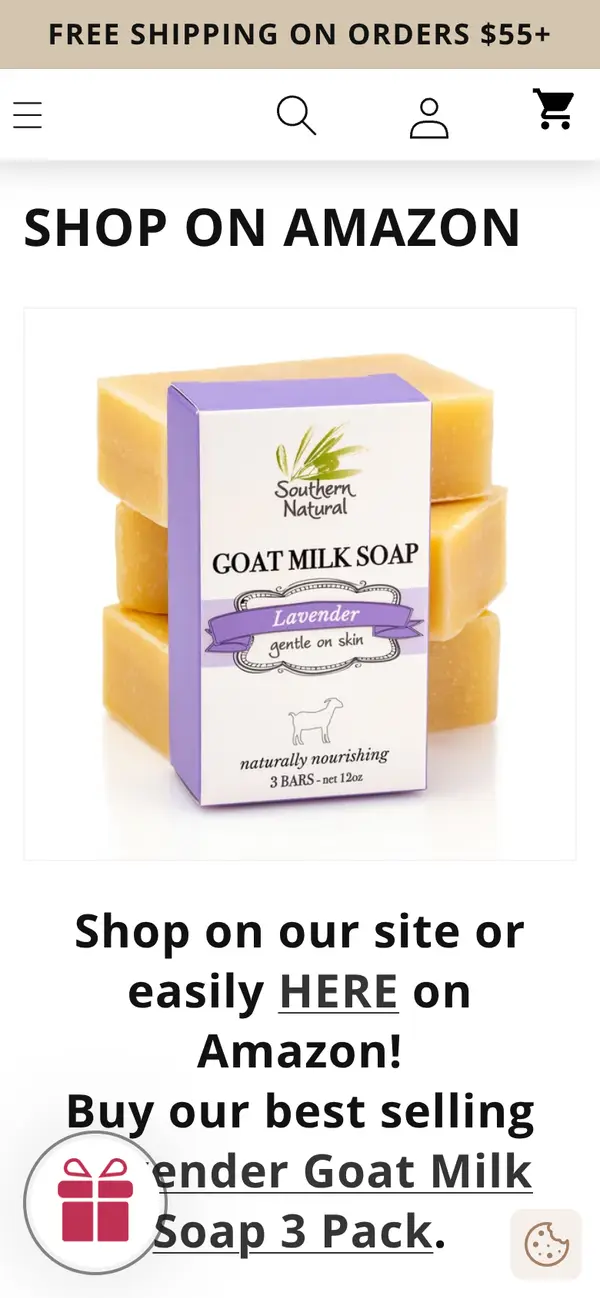 Get a FREE Southern Natural Goat Milk Lotion Sample: the form, step 3