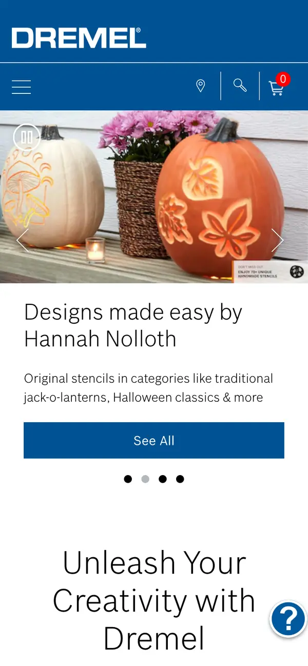Get FREE Dremel Pumpkin Carving Stencils for Halloween: the form, step 3