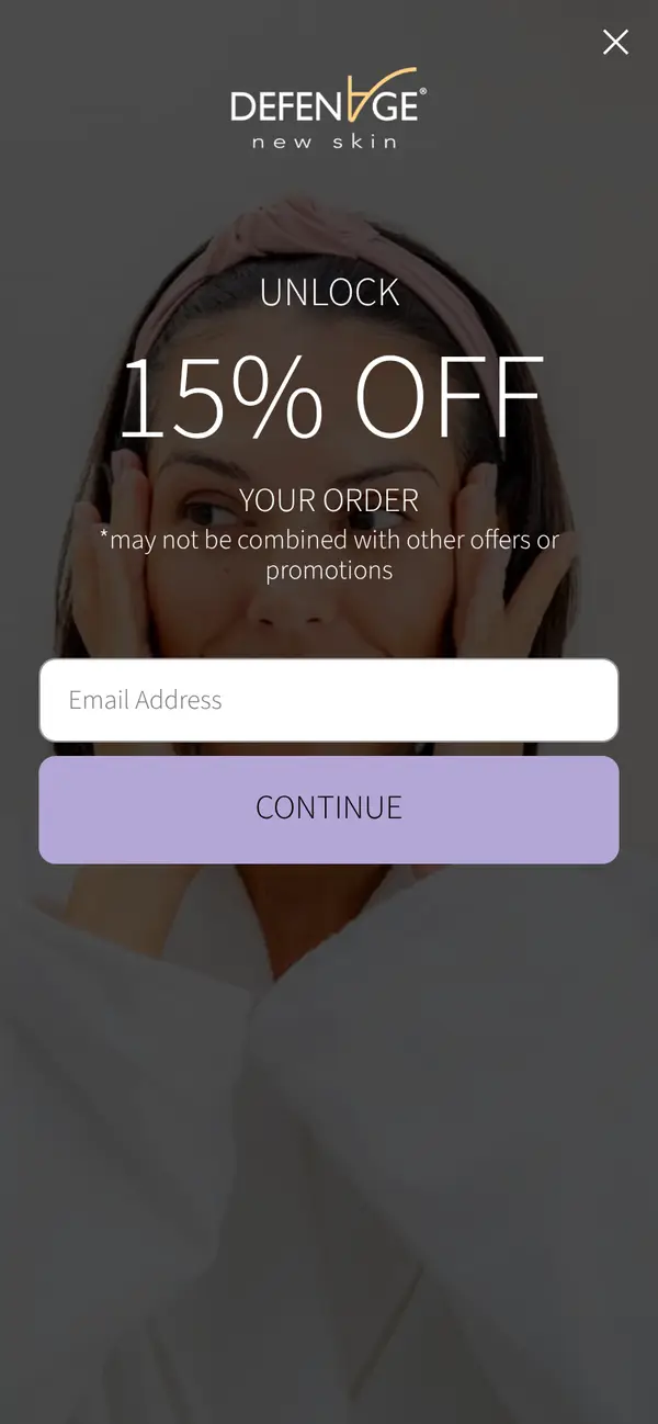 Get a FREE DefenAge 8-in-1 BioSerum Trial Sample by Mail: the form, step 3