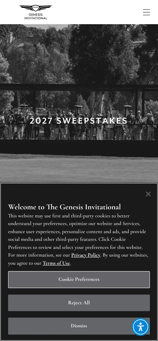 Win a FREE Round at The Riviera Country Club Golf Course: the form, step 4
