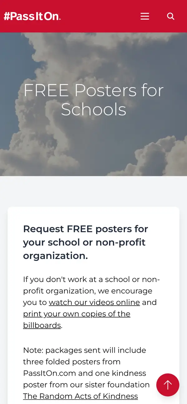 Motivate & Inspire with FREE Posters from PassItOn.com: the form, step 4