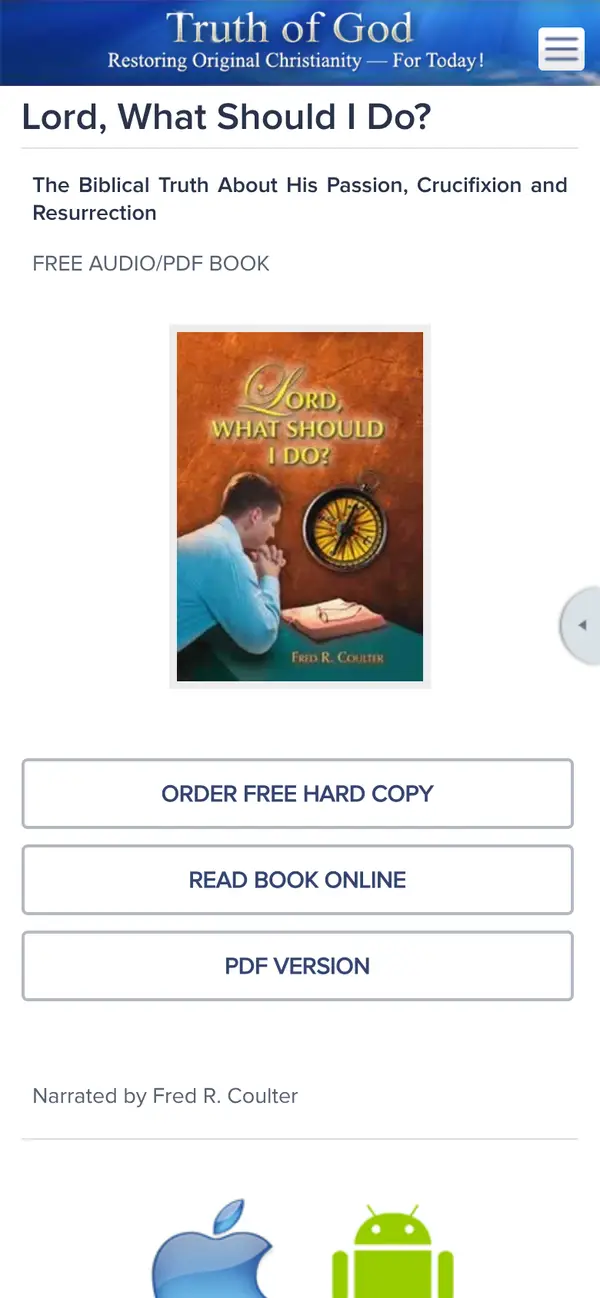 Let God Speak, Get Lord, What Should I Do? for Free: the form, step 4