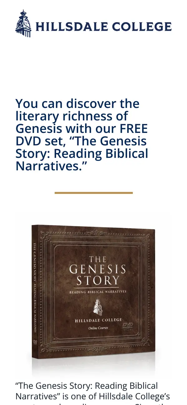 Learn the Bible’s Beginnings, Free Genesis Story DVD Set!: the form, step 5