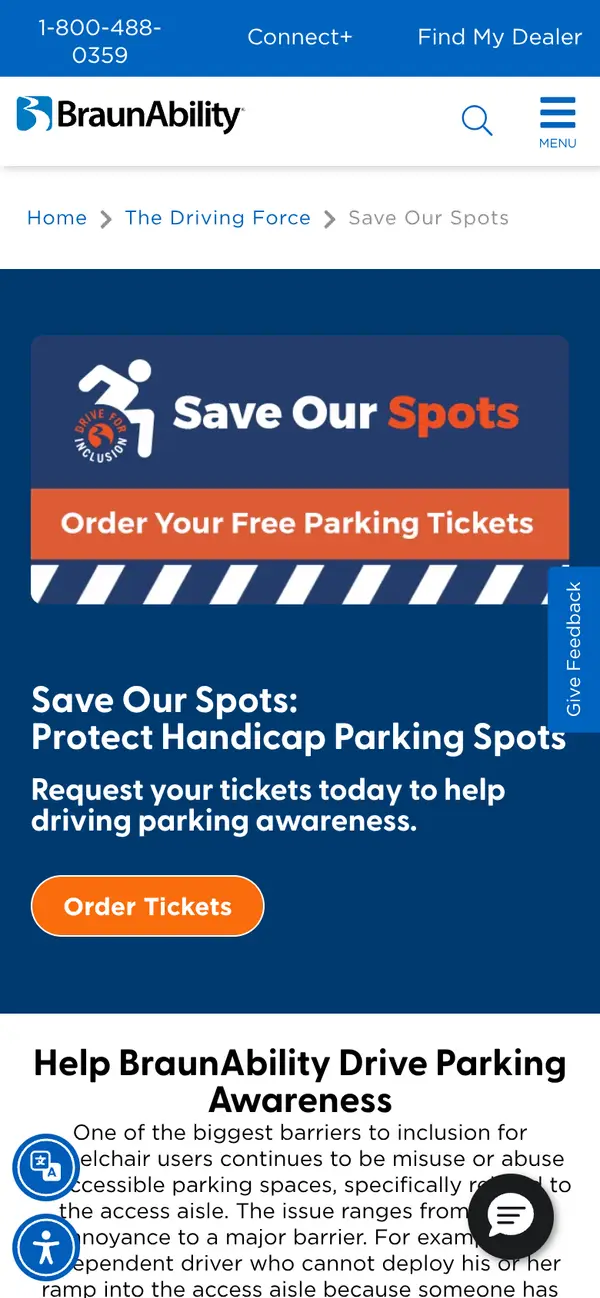 Stand Up for Accessible Parking, Claim Your Free Tickets!: the form, step 5