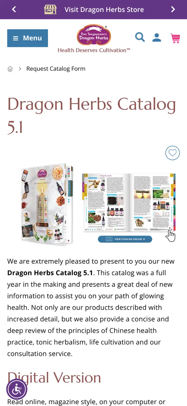 Dragon Herbs Catalog: the form, step 4
