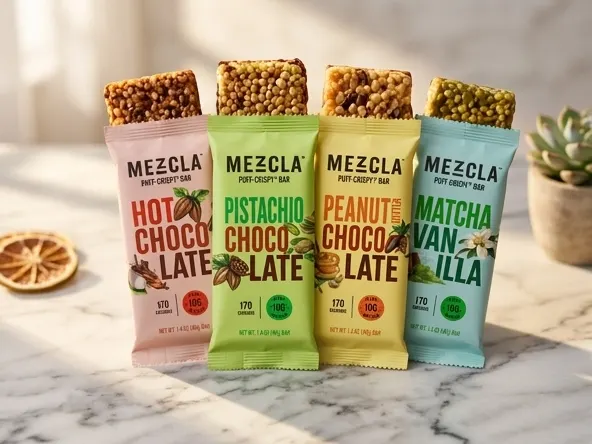 Free Mezcla Bar Coupon Any Flavor, artfully styled marble surface presentation