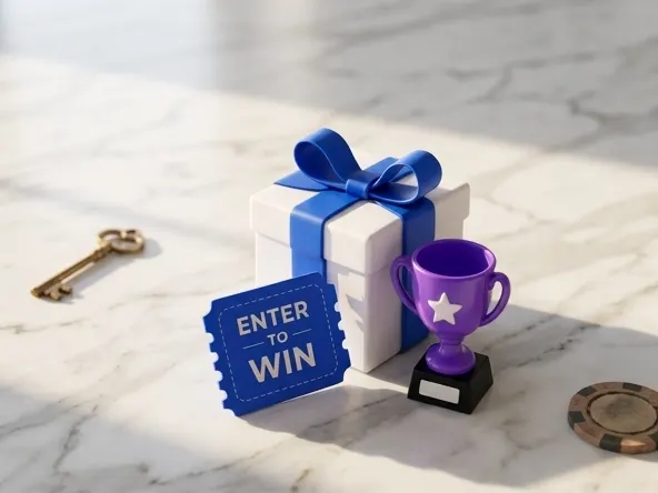 Win $5000 Vegas Buffet Inspector Job, luxurious surface styling with elegant props