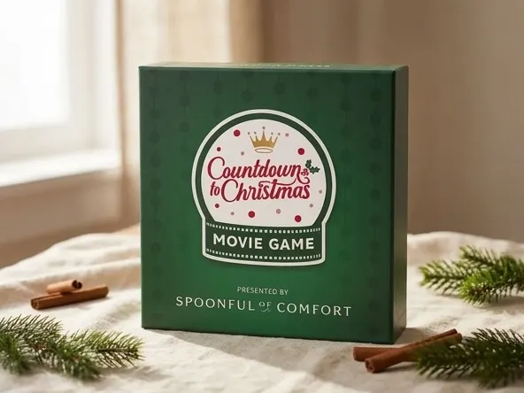 Win $20,000 in Hallmark's Christmas Movie Game, holiday themed close-up product shot