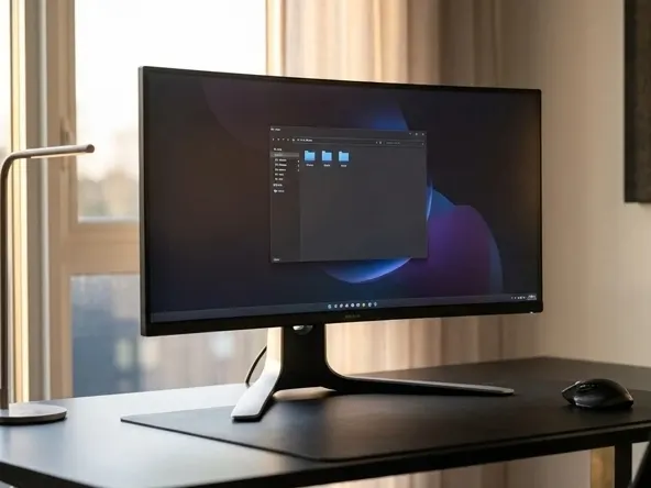 Win AOC AGON PRO Counter-Strike 2 Monitor, gaming monitor on modern desk setup