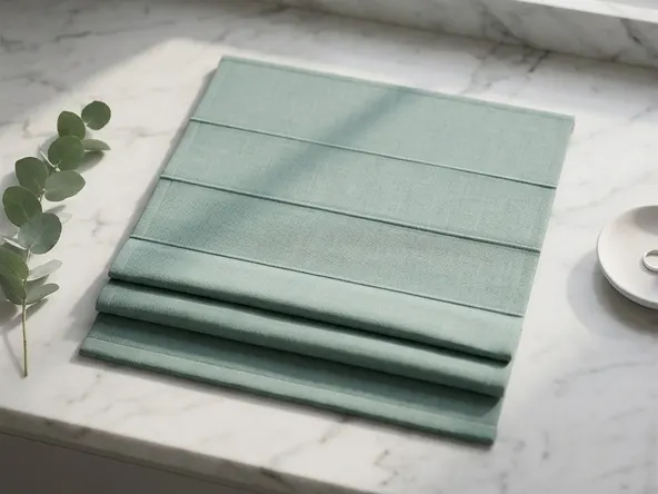 Up to 30 Free Window Treatment Samples, luxe marble surface with botanical accent