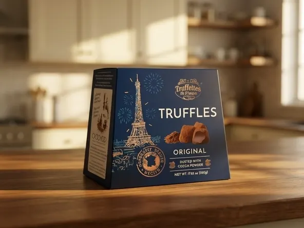 Truffettes de France Settlement Claim (Canada), indulgent treat displayed on kitchen counter