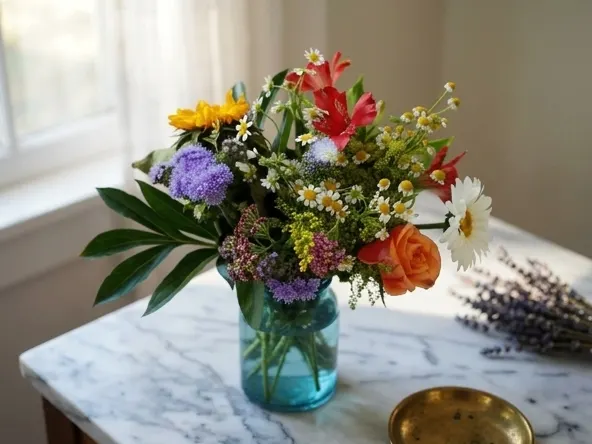 Teleflora TCPA Settlement Claim, elegant product on marble surface