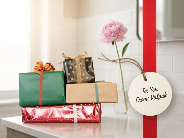 Win $5,000 in Valpak Holiday Sweepstakes, product in bathroom vanity setting