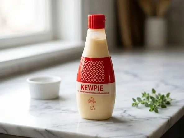 Win a Japan Trip for Two from Kewpie, product on elegant marble surface