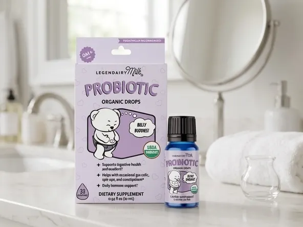 Win Items From Your Baby Registry Monthly, elegant bathroom vanity lifestyle moment