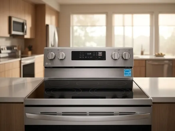 Win an LG Induction Cooking Range, contemporary kitchen cooking space lifestyle view
