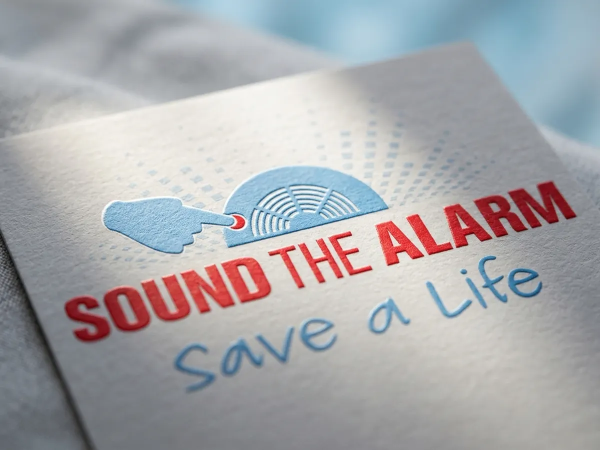 FREE Home Fire Safety Check & Smoke Alarm Installation, close up detail with soft raking light