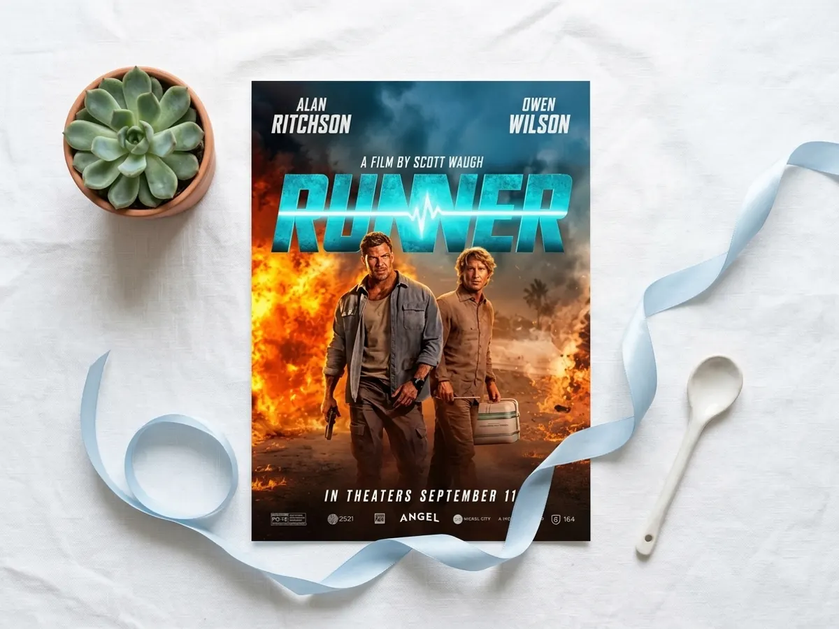 Movie Fans: Get a FREE Ticket to Runner, flat-lay with botanical and ceramic styling