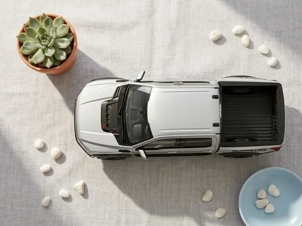 Enter to Win a FREE 2026 Ford F-150 Raptor in NASCAR Sweepstakes, flat lay with botanical and ceramic accents