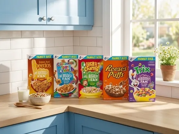 Win $20,000 and a VIP Trip to Shaq's Fun House from General Mills, product in bright morning kitchen