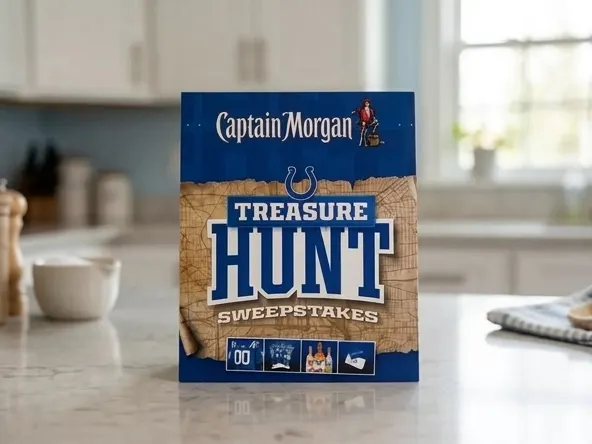 Enter to WIN a FREE Colts Gameday Package from Captain Morgan, product ready to use in bright kitchen