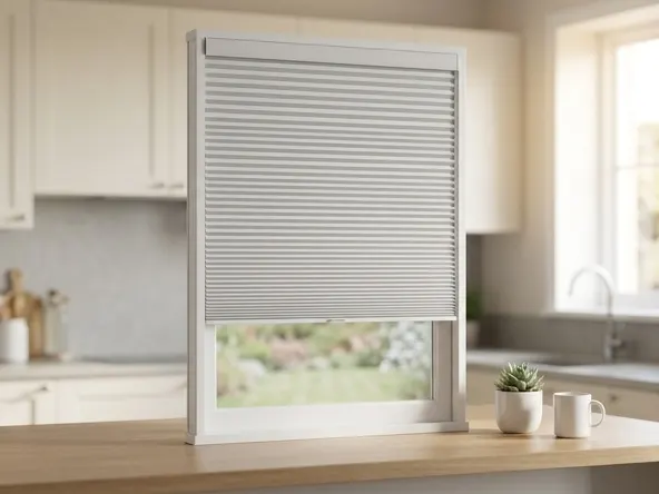 Get Up to 30 FREE Window Treatment Samples from SelectBlinds, kitchen counter with natural window light