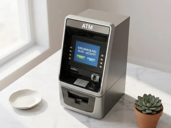 File a Claim in the Nonbank ATM Surcharge Settlement, claim form displayed on marble surface
