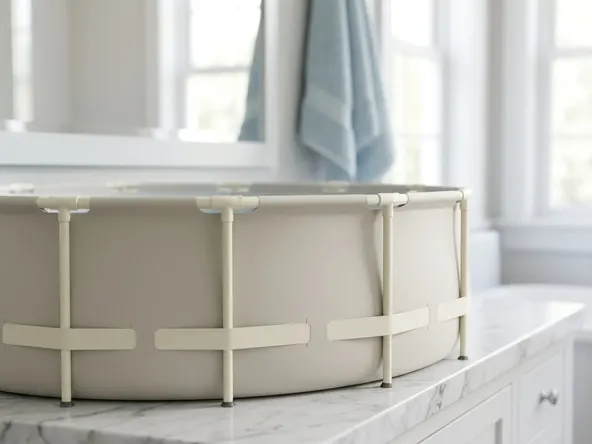 File a Claim in the Bestway Pool Settlement, product in bathroom vanity setting