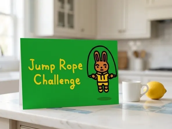 Download a FREE Jump Rope Challenge Game for Nintendo Switch, product ready to use in kitchen space