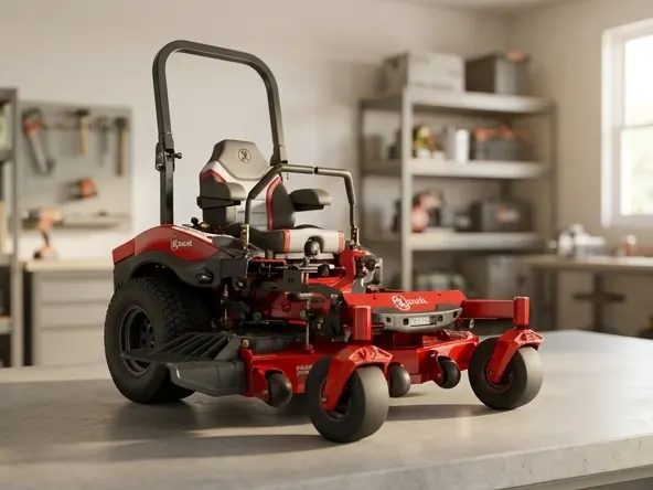 Enter to Win a FREE Custom Exmark USA 250 Lazer Z Mower, product ready for outdoor work setting