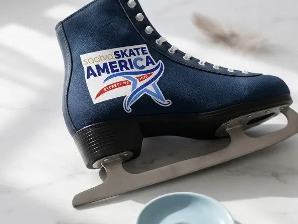 Enter FREE to Win a Skate America Trip with Airfare and Hotel, close-up product on marble surface
