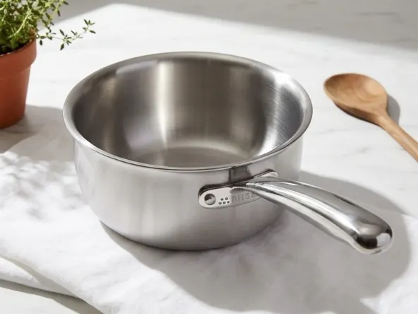Win a FREE 18-Piece Misenware Cookware Set Worth $259, cookware gleaming on marble surface