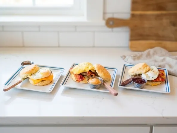 Claim a FREE Biscuit Belly Meal for Veterans on November 11, kitchen counter close-up with soft background