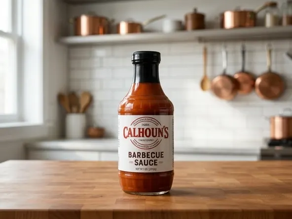 Claim a FREE Meal at Calhoun's on Veterans Day, product displayed on kitchen counter with home interior