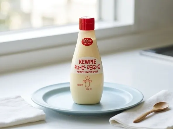 Enter Daily for a FREE Trip to Japan for Two from Kewpie, product on styled ceramic plate