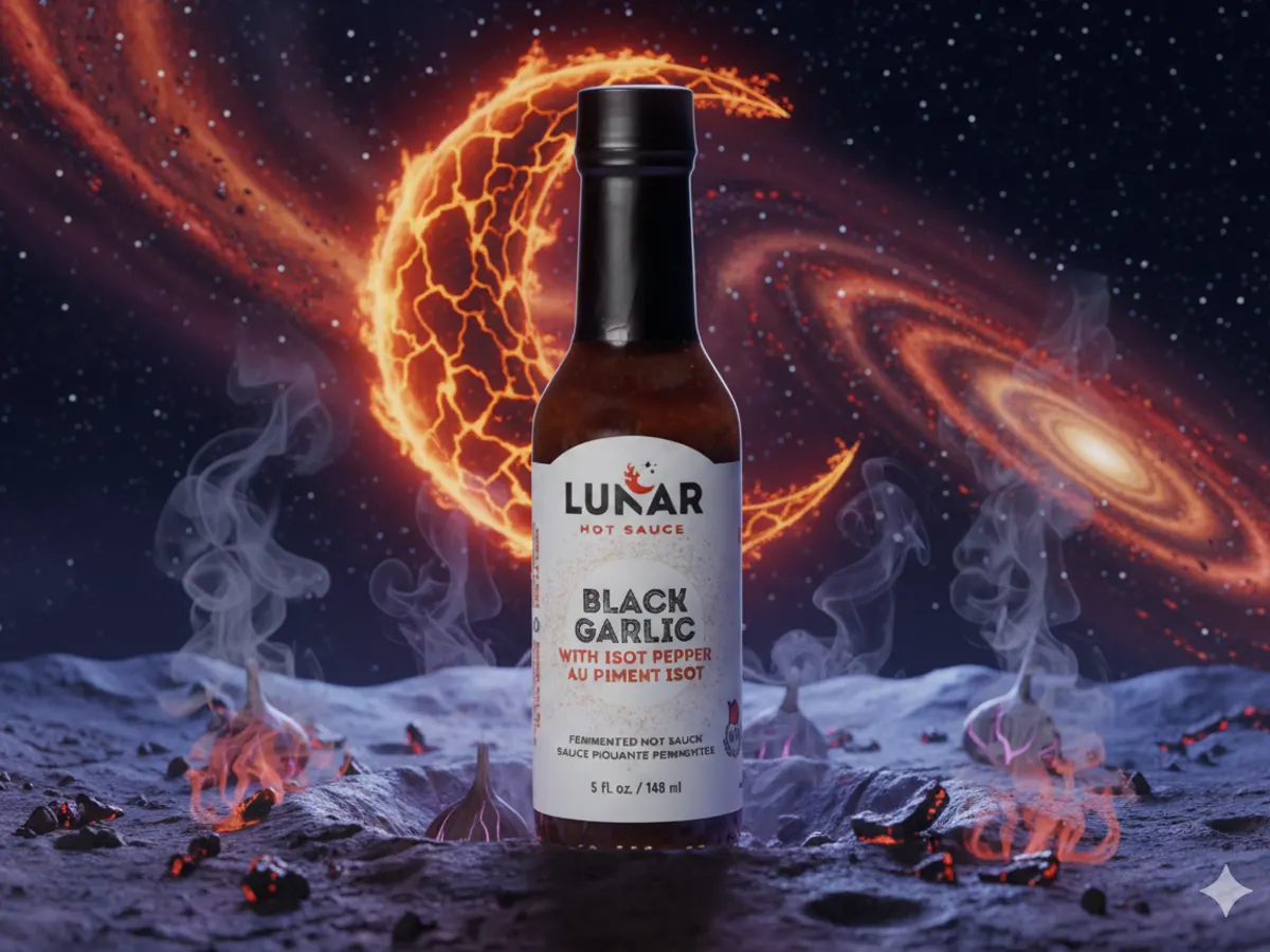 Crank Up Your Cooking – Get a Free Lunar Hot Sauce Sample! — free sample: Spice up your meals with a FREE sample of Lunar’s Black Garlic Fermented Hot Sauce! Just fill out th