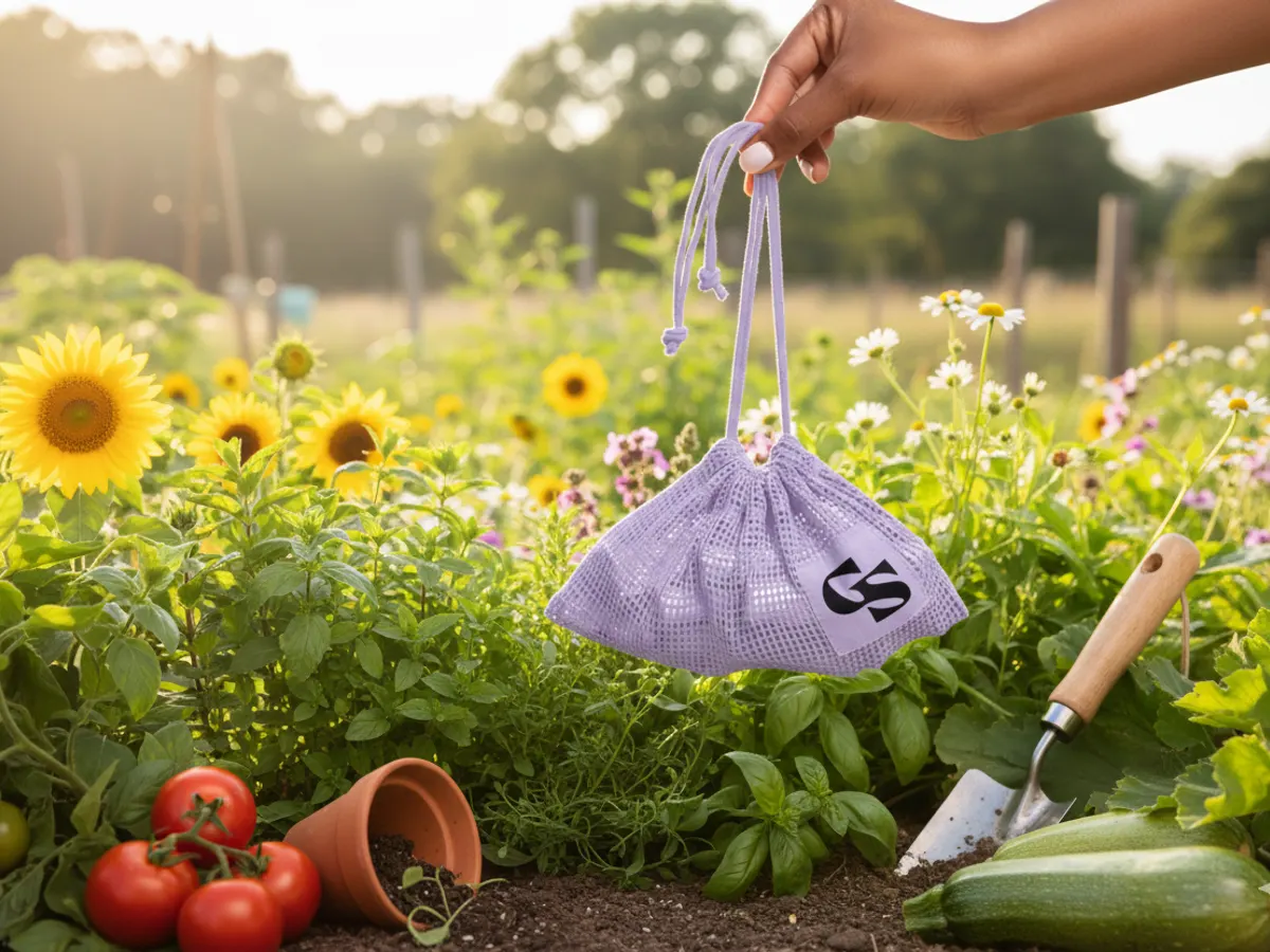 Travel Light with a FREE Purple Organic Cotton Mesh Bag + FREE Shipping! — free sample: Get a FREE Organic Cotton Mesh Travel Bag from Gen See with free shipping—no payment info needed! Or
