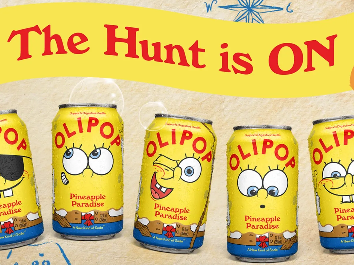 Who Lives in a Sweepstakes Under the Sea? Enter OLIPOP’s Now! — free sample: Enter to win a 6-month supply of OLIPOP, a SpongeBob mini fridge, and blanket! 10 winners. U.S. only