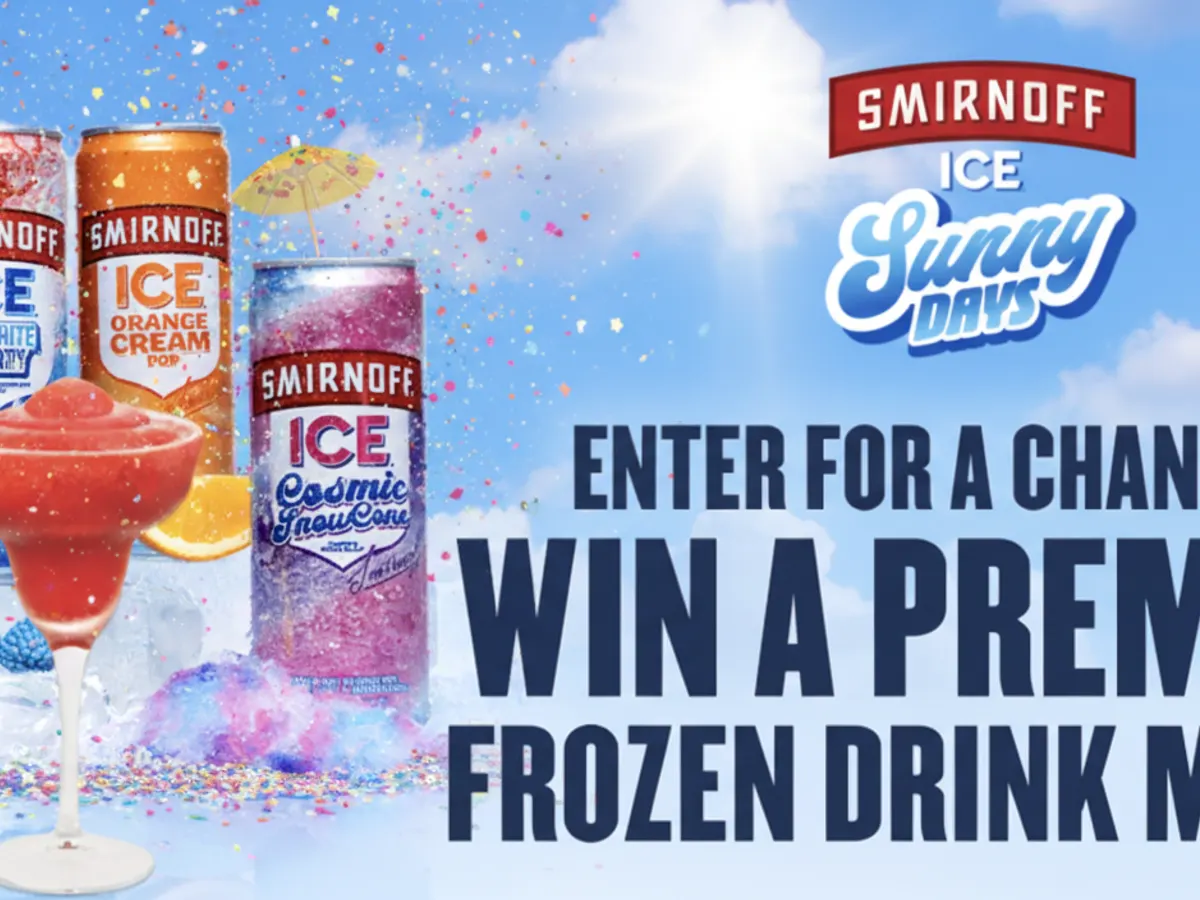 Smirnoff Ice Frozen Drink Maker Giveaway – Enter Now! — free sample: Enter to win one of 101 professional frozen drink makers worth $350 each! Open to U.S. & D.C. reside
