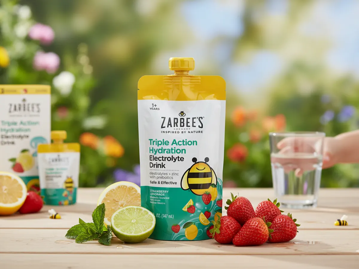 Boost Kid Hydration with a FREE Zarbee’s Electrolyte Drink Sample! — free sample: A free sample of Zarbee’s Kids Triple Action Hydration Drink is appearing on social media! Follow an