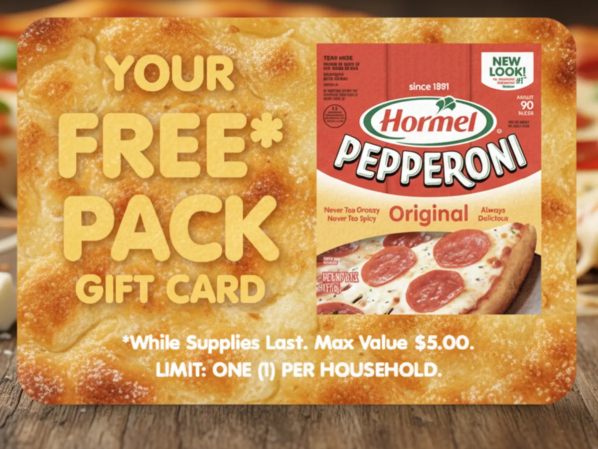 Fast Freebie: FREE $5 Hormel Gift Card for the First 10,000 Users! — free sample: Get a FREE $5 digital prepaid card from Hormel! Just fill out the form—no purchase needed. First 10,