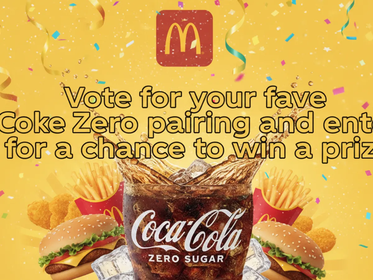 Coca-Cola McDonald’s Sweepstakes – Pair Up & Score Big! — free sample: Enter daily for a chance to win a $1,000 or $100 McDonald’s Arch Card! Open to U.S. residents 13+. E