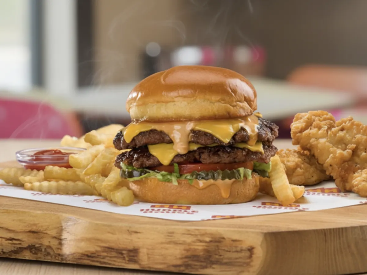 Get Smashed (Burger Style) – FREE at Huddle House with Rewards! — free sample: Celebrate National Cheeseburger Day! From Sept 18–30, Huddle Rewards members get a free Single Smash