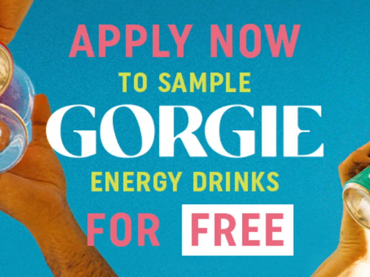 Ready, Set, Energize! FREE GORGIE Drinks Inside!