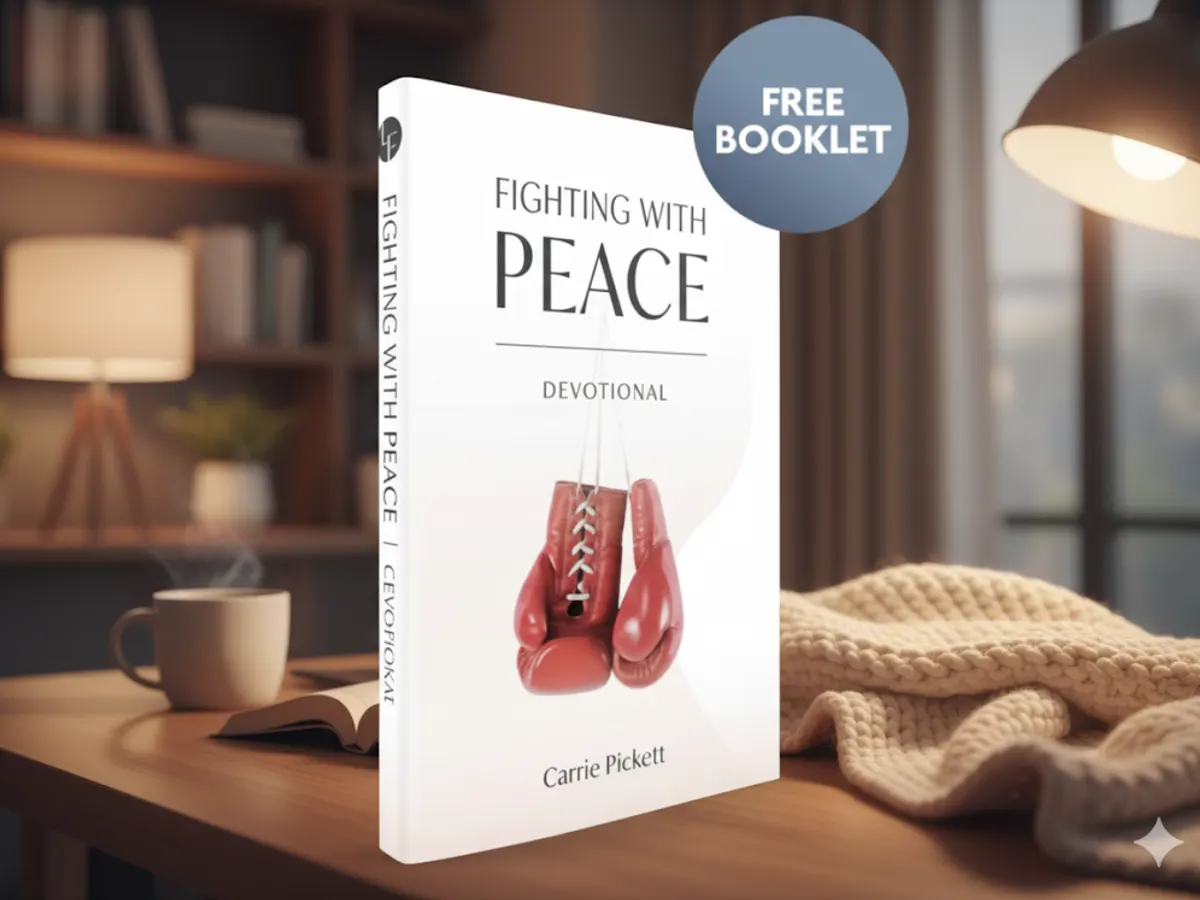 Embrace Calm in the Chaos — FREE Fighting with Peace Devotional! — free sample: Get the Fighting with Peace devotional free! Use code 2K8B at checkout to claim your $10 book—limit